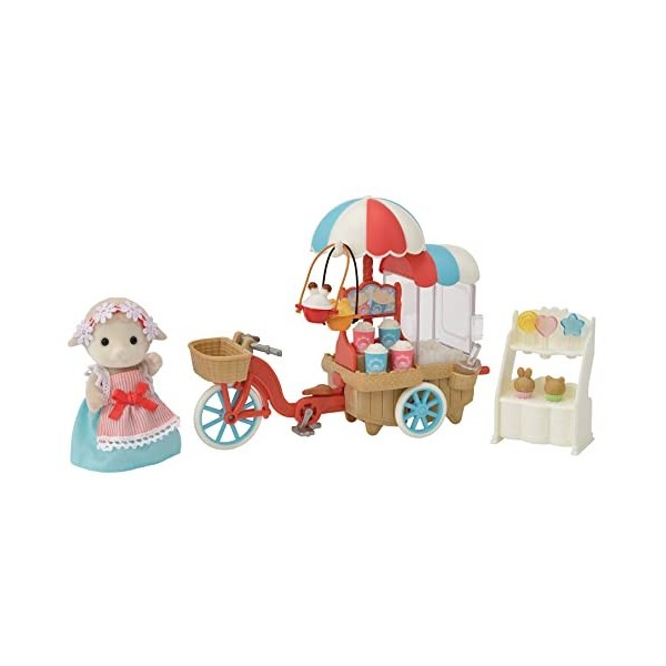 SYLVANIAN FAMILIES 5653 La Maman Mouton et Son Stand de Popcorn Colorful