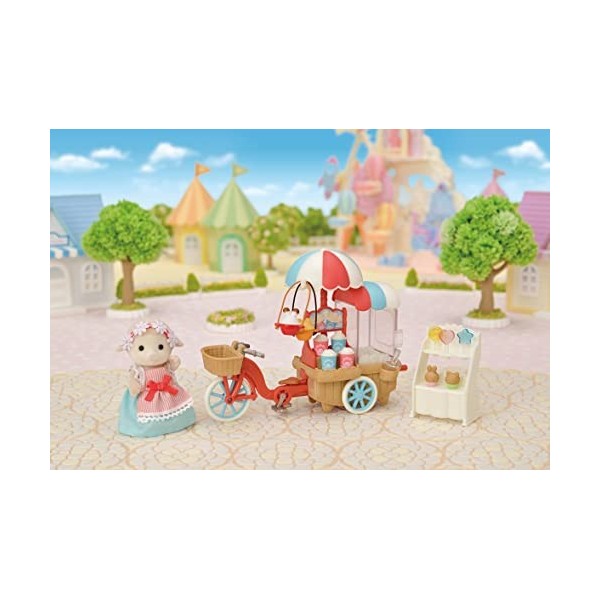 SYLVANIAN FAMILIES 5653 La Maman Mouton et Son Stand de Popcorn Colorful