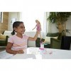 Barbie Dreamhouse Adventures Famille coffret poupée Championne de Natation avec plongeoir et figurine chiot, jouet pour enfan