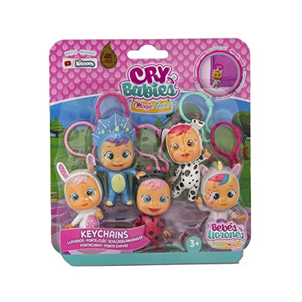 Cry Babies CBMT Keyring Pack 5, 88207, Multicolore, Petit