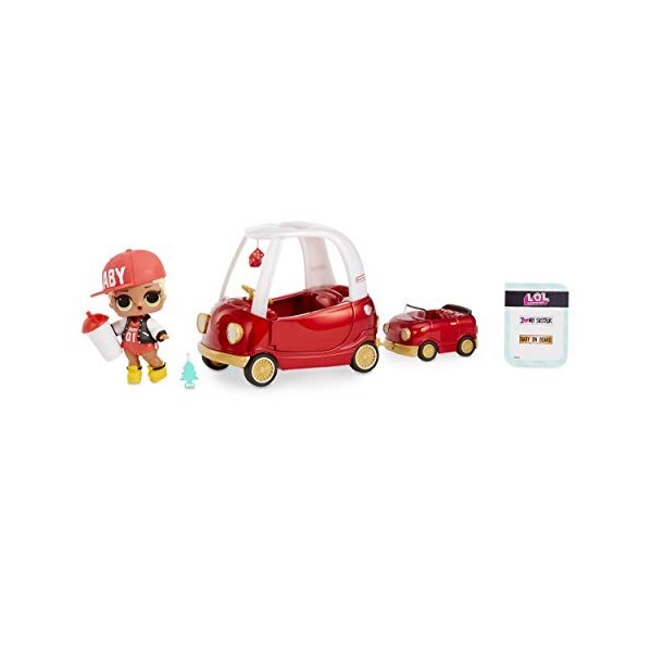 MGA- Meubles L.O.L Cozy Coupe avec poupée M.C. Swag et 10+ Surprises Toy, 564096E7C, Multicolore