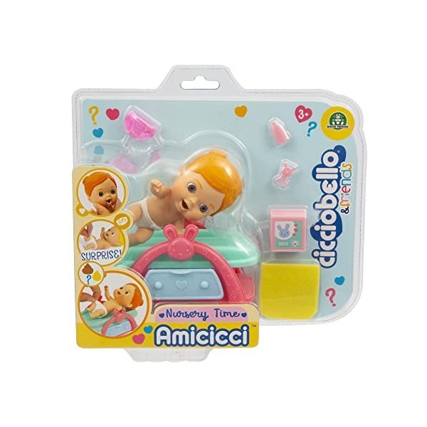 Cicciobello - Amicycline Nursery Time Cicciolily, Playset Nursery pour Le Changement du Bebe pour Les Filles à Partir de 3 An