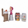 Simba - Masha et Ours Playset Cuisine, 109306101, 3 Ans, avec de Nombreux Accessoires