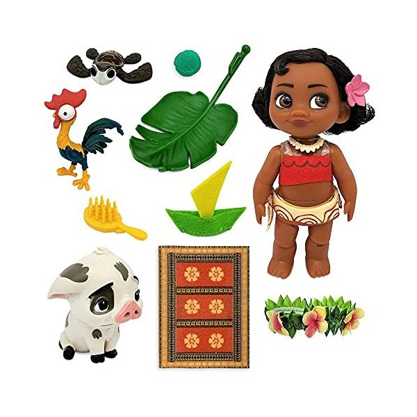 Disney Moana Animators Collection Mini Doll Play Set – 5 Inches