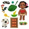 Disney Moana Animators Collection Mini Doll Play Set – 5 Inches