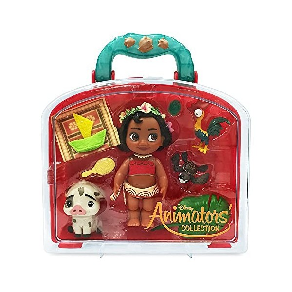 Disney Moana Animators Collection Mini Doll Play Set – 5 Inches