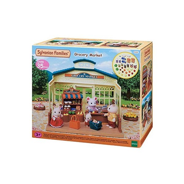 Sylvanian Families - 5315 - Le supermarché Coffrets de Figurines, 100% Plastique Multicolore