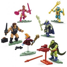 MEGA Les Maîtres de l’Univers Coffret de Construction 6 mini-figurines de super-héros La Bataille d’Eternia Collection II et 