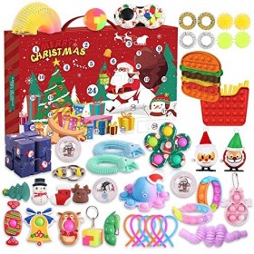 NRRN Calendrier de lAvent 2021 - Calendrier de lAvent - Jouet sensoriel - Pour enfant