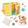 Glitter Girls- Maison pour Chien et Chiot en Peluche Dog House with PUP Accessory Set, 062243450554