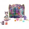 Kit 2 en 1 Enchantimals Deanna Dragon & Ciesta Cat ici en kit avec accessoires