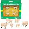 Toyland® - Lot de 6 Figurines danimaux de Moutons et dagneaux à léchelle 1:32 - Collection Ferme - Figurines de Collection