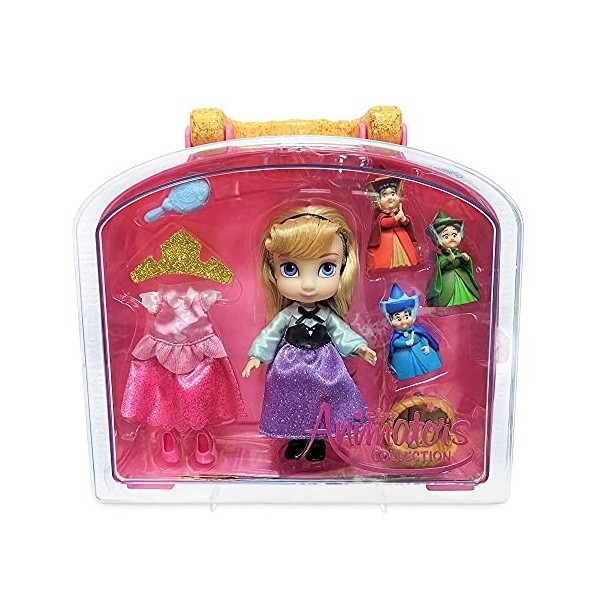 Disney Aurora Animators Collection Mini Doll Play Set – Sleeping Beauty – 5 Inches