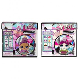 LOL Surprise Winter Chill Hangout Spaces Meubles - Bling Queen - avec + de 10 Surprises Dont 1 poupée, Accessoires & Meubles 
