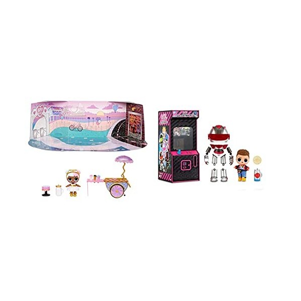 LOL Surprise Meubles Série 4 Poupée Sugar - + de 10 Surprises Compatible avec la Maison LOL Surprise - Coffret de Jeu Dépliab