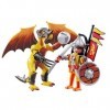 Playmobil - 5462 - Figurine - Dragon De Pierre avec Guerrier