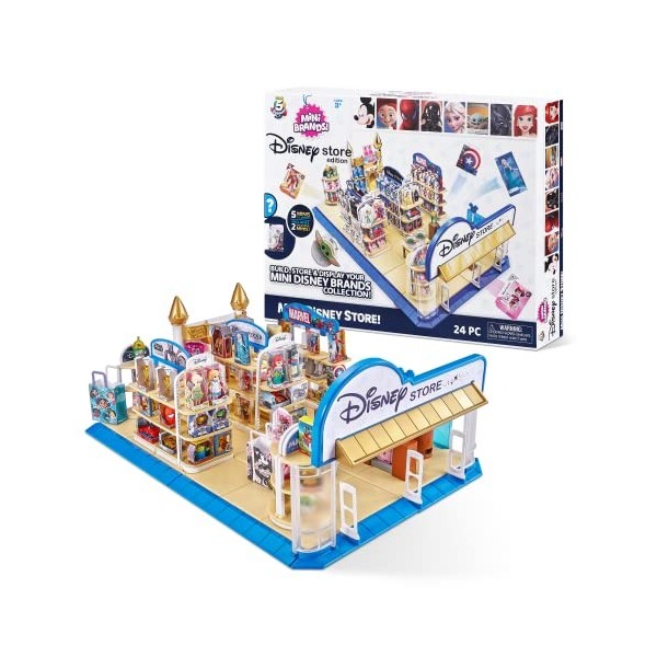 5 SURPRISE- Mini Brands Disney Store Magasin de Jouets avec 2 Miniatures Exclusives, 77267