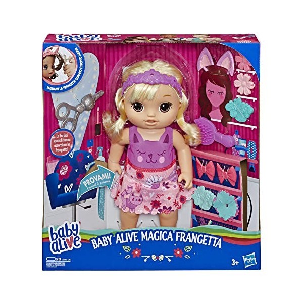 Baby Alive - Magica Frangetta poupée blonde - Version italienne