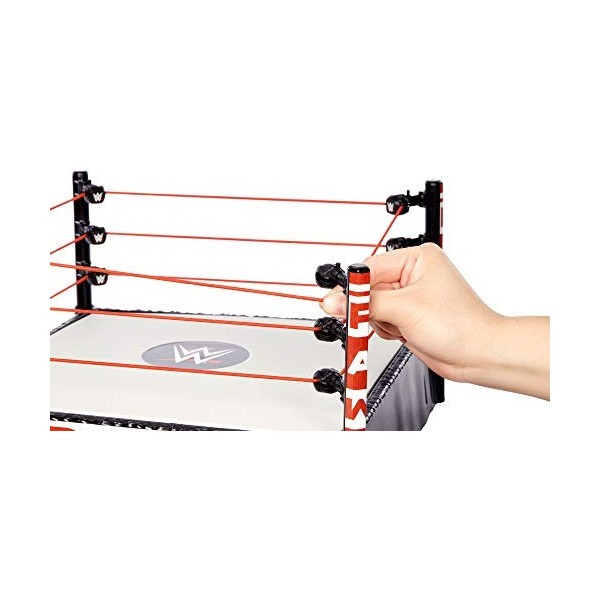 WWE Ring de combat de catch Superstars avec cordes, jouet pour enfant, GDB87