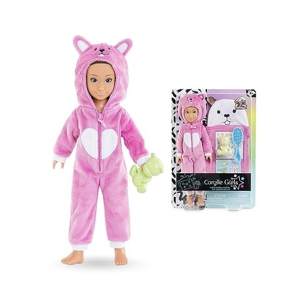 Corolle Girls - Coffret Zoé Pyjama Party, poupée mannequin, 7 accessoires, 28cm , dès 4 ans, 9000600220