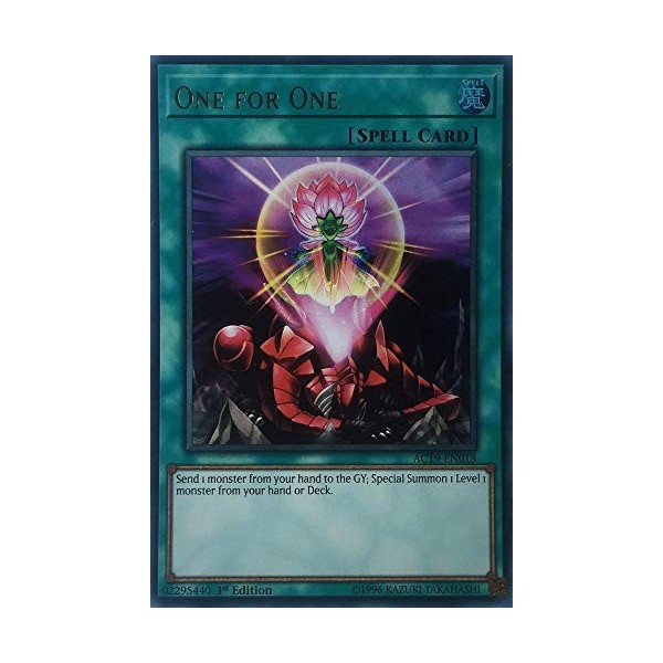 Sinoeem Yu-Gi-Oh! - One for One - AC19-EN018 - Ultra rare - 1ère édition - Calendrier de lAvent 2019