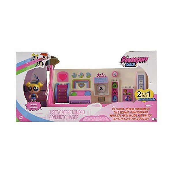 The Powerpuff Girls 6028023 Poupée Powerpuff Girls Flip to Action Poupée Set de Jeu