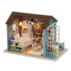 Accessoire De Bricolage Miniature Bricolage Mini Maison en Bois Mini Maison De Poupée Faite à La Main Artisanat De Maison en 