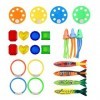 Cuawana Hot Summer Lancer Toy Funny Piscine Plongée Jeu pour Enfants Dive Supplies Accessoires Jouets Enfants Cadeau