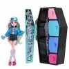 Monster High Coffret Monstrueux Secrets Lagoona Blue Avec Poupée, Habillage, Casier Et Plus De 19 Accessoires, Jouet Enfant, 