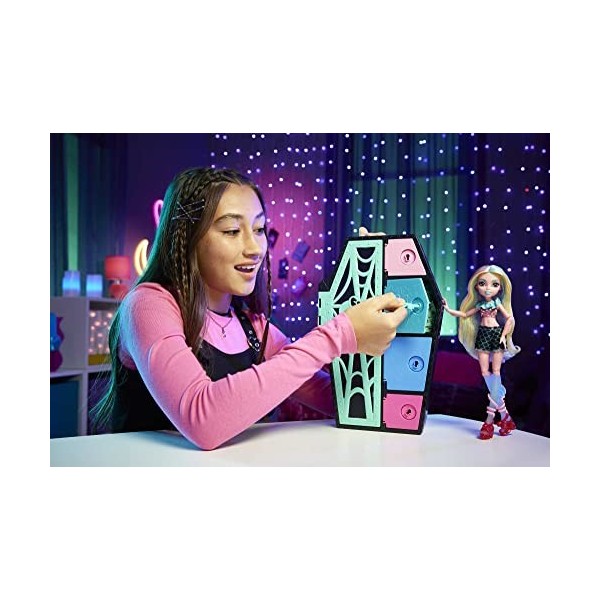 Monster High Coffret Monstrueux Secrets Lagoona Blue Avec Poupée, Habillage, Casier Et Plus De 19 Accessoires, Jouet Enfant, 