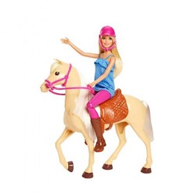 Barbie Pop en Paard met accessoires.