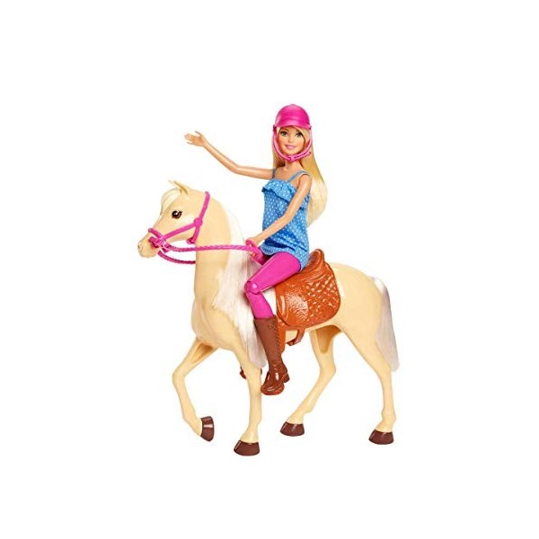 Barbie Pop en Paard met accessoires.