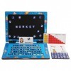 vsilay Jeu de mots dorthographe en bois pour enfants, jouet éducatif précoce pour enfants pour apprendre lorthographe et le