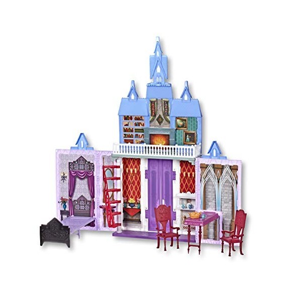 Disney Frozen 2 Fold and Go Portable Arendelle Castle Exclusive Dollhouse Playset