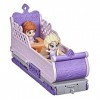 Disney La Reine des Neiges Hasbro 2 Twirlabouts Ensemble de jeu de pique-nique traîneau au château avec poupées Elsa et Anna 