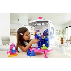 Barbie Space Discovery coffret Station Spatiale avec poupée Astronaute, figurine chiot, fusée et accessoires, jouet pour enfa