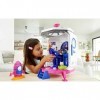 Barbie Space Discovery coffret Station Spatiale avec poupée Astronaute, figurine chiot, fusée et accessoires, jouet pour enfa