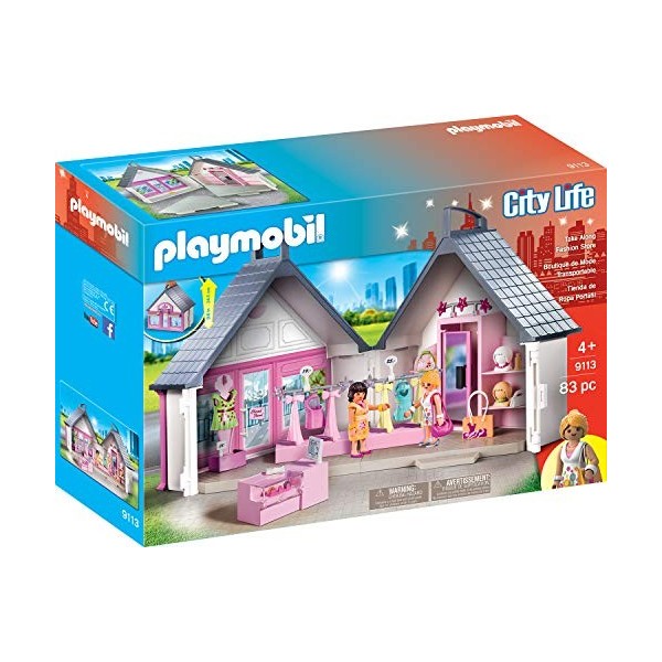 Playmobil 9113 Citylife Entreprise de mode Multicolore