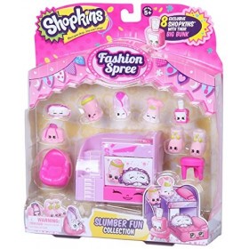 Shopkins – Fashion Spree – Slumber Fun – 8 Shopkins + Accessoires