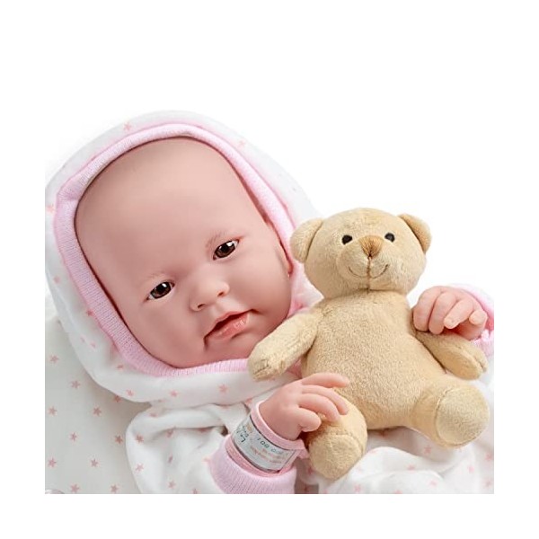 JC TOYS - La Newborn Bébé Poupée Blanc 18111 