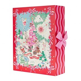 Cath Kidston A Christmas Sky Beauty Calendrier de lAvent 2022 | 24 friandises végétaliennes pour le bain et le corps | 11 pa
