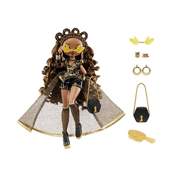 L.O.L. Surprise! OMG Fierce Poupée Mannequin - Royal Bee - 29 cm avec 15 Surprises Dont de Belles Tenues, Accessoires & 1 Soc