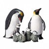 FLORMOON Lot de 7 figurines de pingouin réalistes en forme danimal - Jouet éducatif pour Noël, anniversaire, récompenses - C