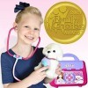 Sophias White Puppy Dog and Pet Vet Set pour poupées 45,7 cm Rose/violet