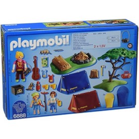 Playmobil - 6888 - Camp with LED campfire