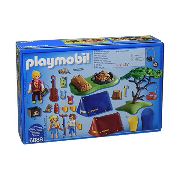 Playmobil - 6888 - Camp with LED campfire