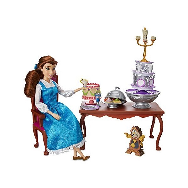 Disney Belle Classic Doll Dinner Party Play Set - Beauty and The Beast