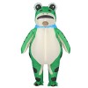 Driibubur Costume de grenouille gonflable drôle pour le marché Costume dHalloween gonflable de dessin animé grenouille Cospl