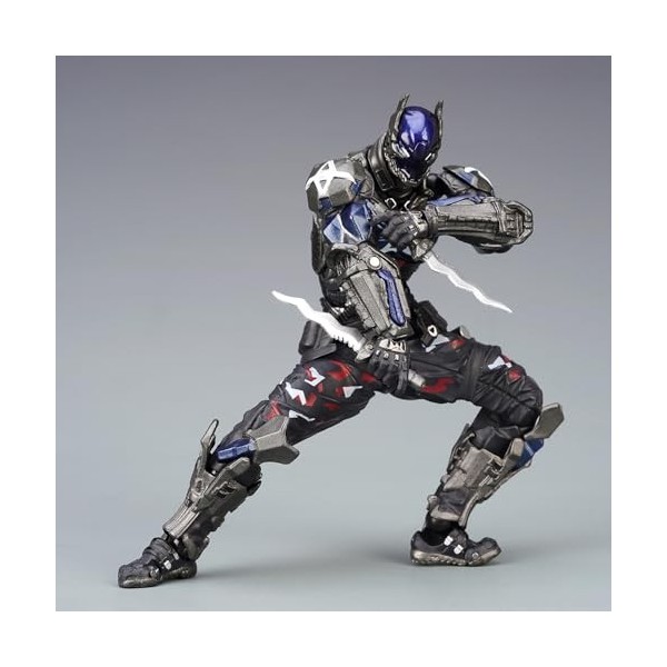 SASOKI Arkham Knight Figurine de soldat en PVC17 cm articulations entièrement mobiles multi-accessoires Warrior Toy Model | C