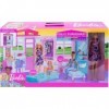 Coffret pour Barbie Maison transportable + Piscine + 1 poupée Mannequin + 20 Accessoires - Set mobilier + 1 Carte Tigre